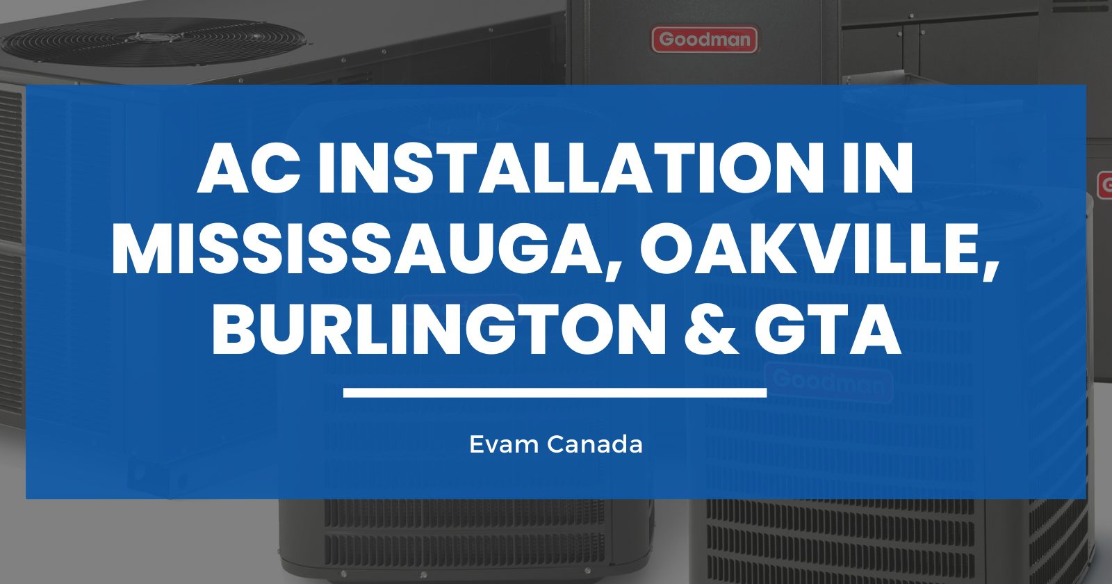 ac install in mississauga